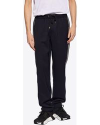 Moncler - Side Stripe Logo Track Pants - Lyst