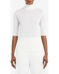 Max Mara - Cecina Turtleneck Wool Knit Top - Lyst