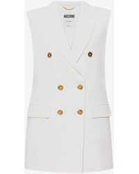 Moschino - Double-Breasted Buttoned Vest - Lyst
