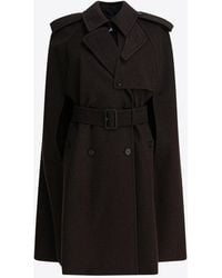 Burberry - Belmont Cashmere Trench Cape - Lyst