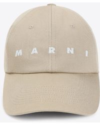 Marni - Logo-Embroidered Baseball Cap - Lyst