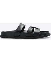 Tory Burch - Ines Leather Slides - Lyst