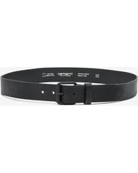 Carhartt - Script Leather Belt - Lyst