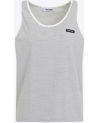 Miu Miu - Cotton Top - Lyst