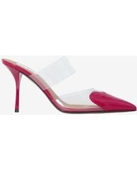 Alaïa - Le Coeur 90 Pvc And Leather Mules - Lyst