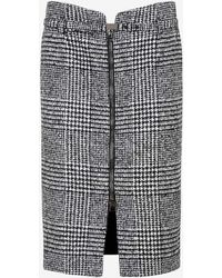 Tom Ford - Prince Of Wales Midi Skirt - Lyst