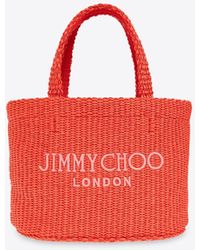 Jimmy Choo - Mini East-West Beach Tote Bag - Lyst