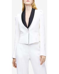 McQueen - Single-Breasted Tuxedo Jacket - Lyst