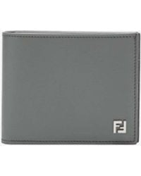 Fendi - Ff Squared Bi-Fold Wallet - Lyst