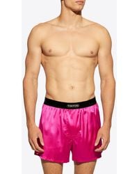 Tom Ford - Silk Boxer Shorts - Lyst