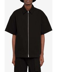 Jil Sander - Short-Sleeved Oversized Shirt - Lyst