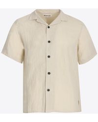 Marané - Sor Camp Collar Linen Shirt - Lyst