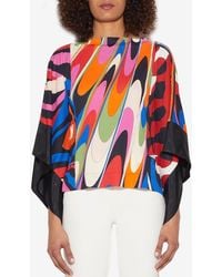 PUCCI - Marmo And Leocorno Print Kaftan Top - Lyst