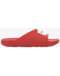 Givenchy - Brand Label Rubber Slides - Lyst
