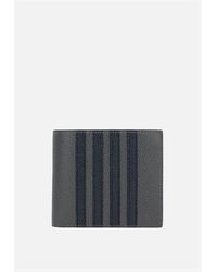 Thom Browne - 4-Bar Stripe Bi-Fold Leather Wallet - Lyst