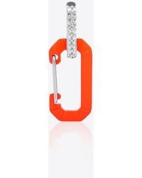 Eera - Special Order – Small Fluo Chiara 18K Single Earring With Diamonds - Lyst