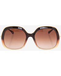 Chloé - Leia Round Sunglasses - Lyst