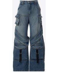 EB DENIM - Frederic Wide-Leg Cargo Jeans - Lyst