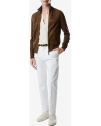Tom Ford - Zip-Up Suede Wool Jacket - Lyst