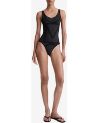 Totême - Monogram One-Piece Swimsuit - Lyst