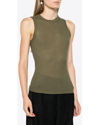Halfboy - Logo Patch Crewneck Tank Top - Lyst