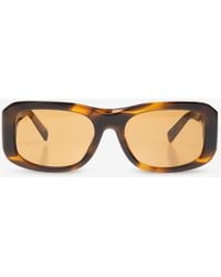 Dolce & Gabbana - Rectangular Logo Sunglasses - Lyst