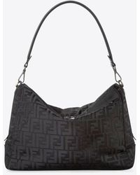Fendi - Large Lui Ff Nylon Shoulder Bag - Lyst
