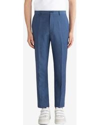 Etro - Linen Blend Tailored Pants - Lyst