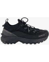 Moncler - Trailgrip Lite3 Nubuck And Suede Sneakers - Lyst