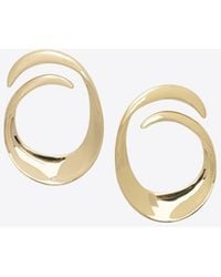 Self-Portrait - Swirl Hoop Earrings - Lyst