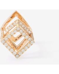 Djihan - Cube Mirage Diamond Ring - Lyst