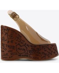Chloé - Maxime 130 Wedge Sandals - Lyst