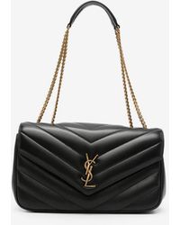 Saint Laurent - Medium Loulou Quilted Leather Crossbody Bag - Lyst