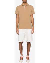 Etro - Pegaso Embroidered Polo T-Shirt - Lyst