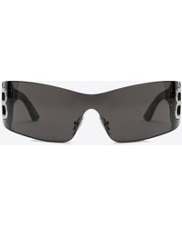 Balenciaga - Bossy Bb Logo Mask Sunglasses - Lyst