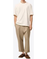 Ami Paris - Carrot-Leg Chino Pants - Lyst