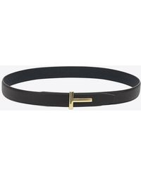 Tom Ford - Monogram Leather Belt - Lyst
