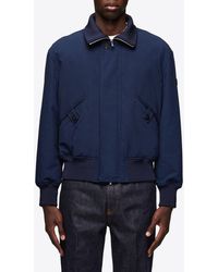 Ferragamo - Zip-Up Bomber Jacket - Lyst