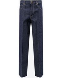 Gucci - Logo-Patch Straight-Leg Jeans - Lyst