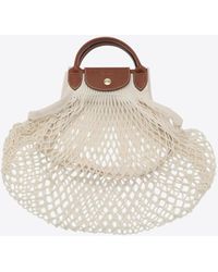 Longchamp - Large Le Pliage Filet Mesh Bag - Lyst