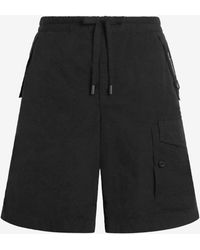 Dolce & Gabbana - Waxed Faille Bermuda Shorts - Lyst