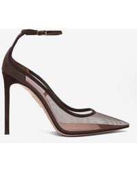 Aquazzura - Love Affair 85 Mesh Pumps - Lyst