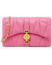 Versace - Mini Kleio Quilted Leather Crossbody Bag - Lyst