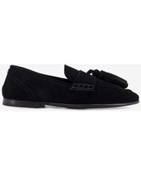 Dolce & Gabbana - Split Suede Tassel Loafers - Lyst