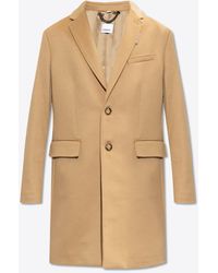 Burberry - Single-Breasted Wool Cashmere Coat - Lyst