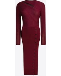 Self-Portrait - Cut-Out Midi Dress - Lyst