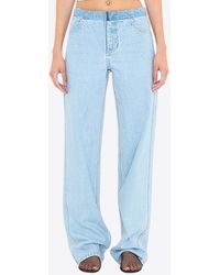 Christopher Esber - Deconstruct Wide-Leg Jeans - Lyst