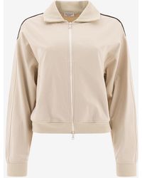 Brunello Cucinelli - Monili Embellished Track Jacket - Lyst