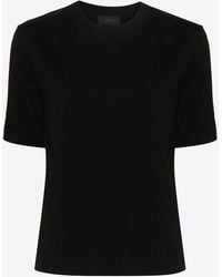 Moncler - Logo-Embossed Short Sleeved T-Shirt - Lyst