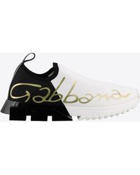 Dolce & Gabbana - Sorrento Low-Top Slip-On Sneakers - Lyst